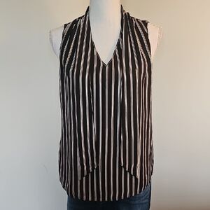 WHBM Striped Sleeveless Women's Top